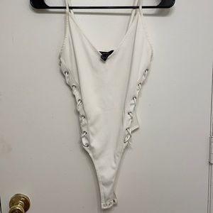 Forever 21 White body suit, worn once